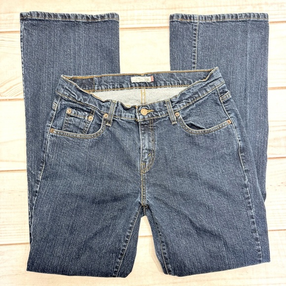 Levi’s 529 Curvy Bootcut Jeans Dark Wash - Picture 1 of 8